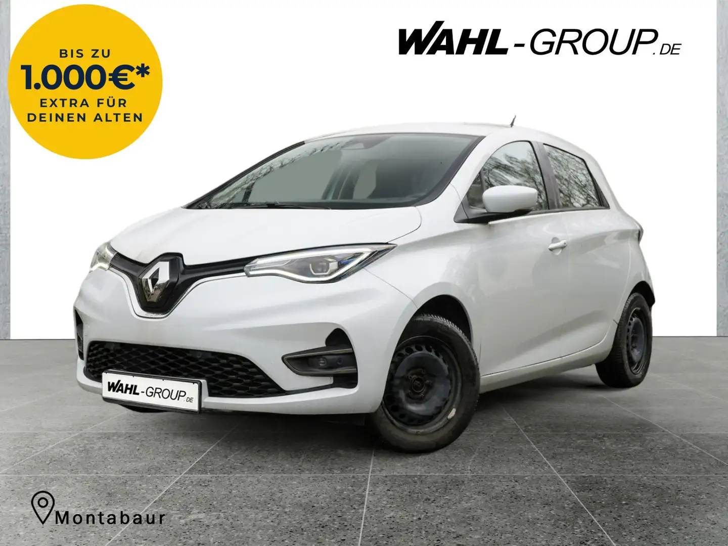 Renault ZOE EXPERIENCE Batteriemiete R135 Z.E. 50*NAVI*KAMERA* Weiß - 1