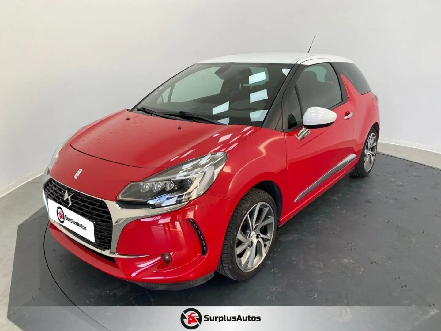 DS Automobiles DS 3 PureTech 110 S&S BVM Be Chic portes (janv. 2016) ( Rouge - 1