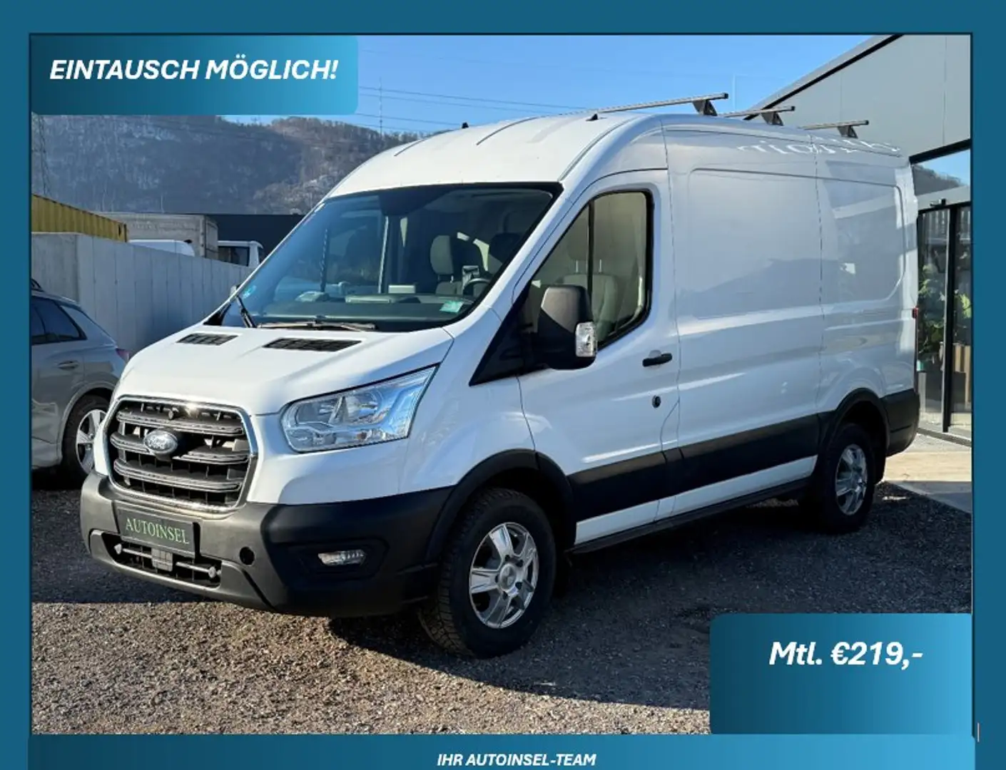 Ford Transit 350 L2H2 Trend Navi,SZH,PDC 170 PS Weiß - 1