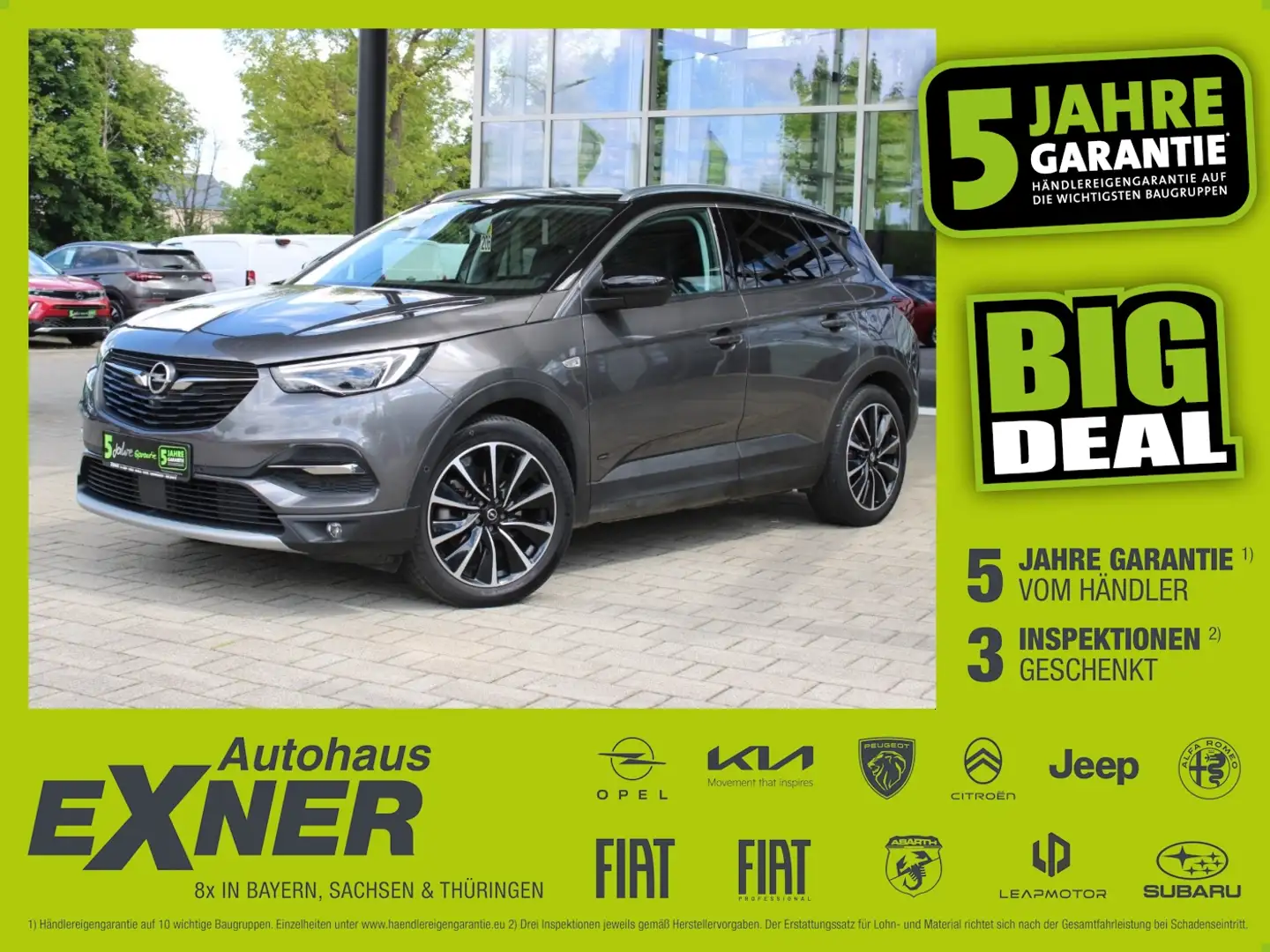 Opel Grandland X 1.6 Turbo Hybrid 4 ULTIMATE LED Серый - 1