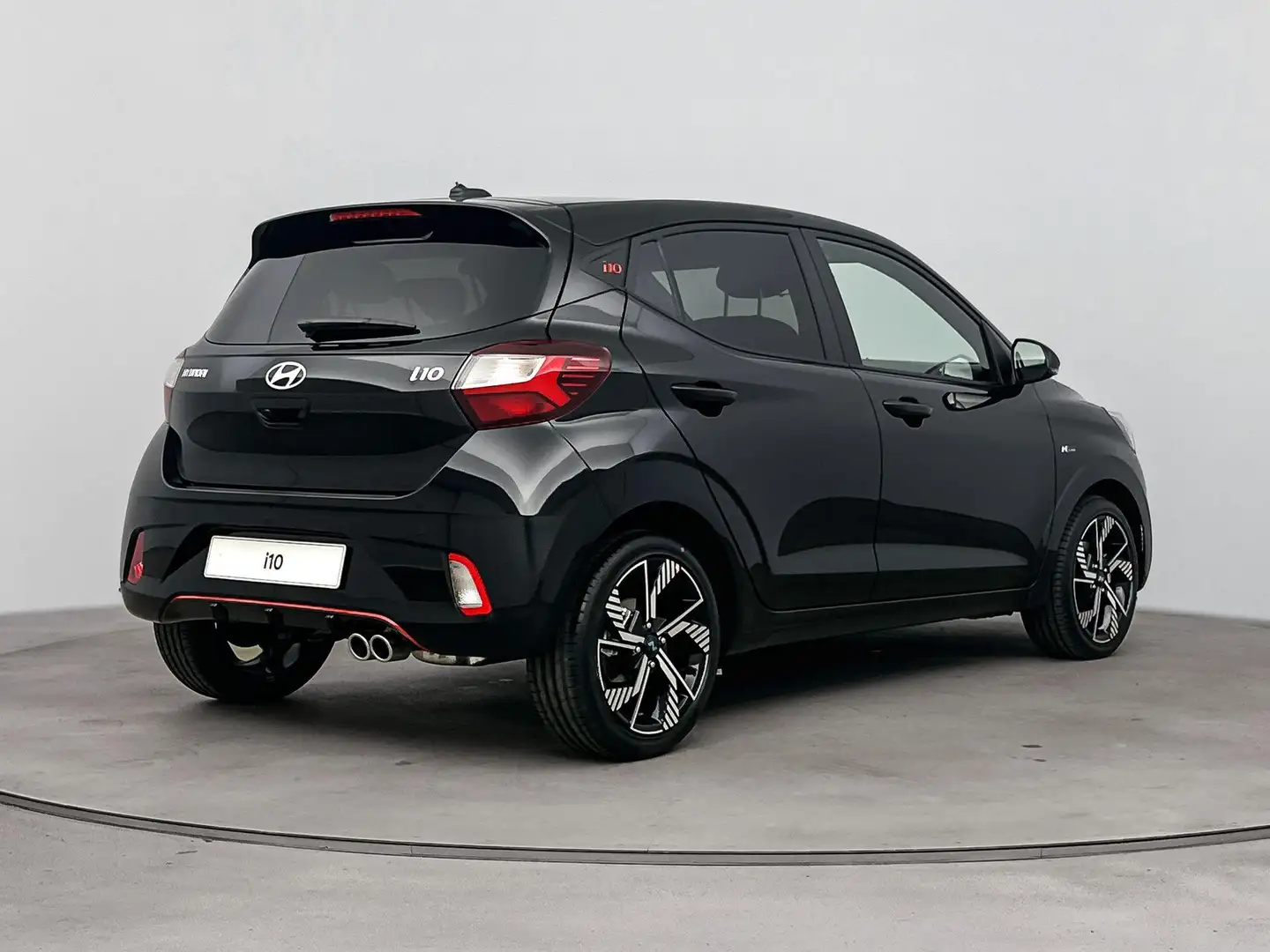 Hyundai i10 1.0 T-GDI N Line 5-zits | Incl. €1500,- Wegrijbonu Zwart - 2
