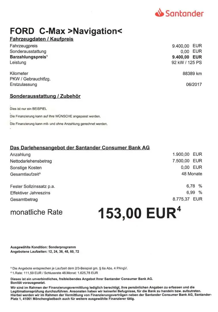 Ford C-Max C-MAX 1.0 EcoBoost Cool & ConnectNAV/PDC/SHZ... Schwarz - 2