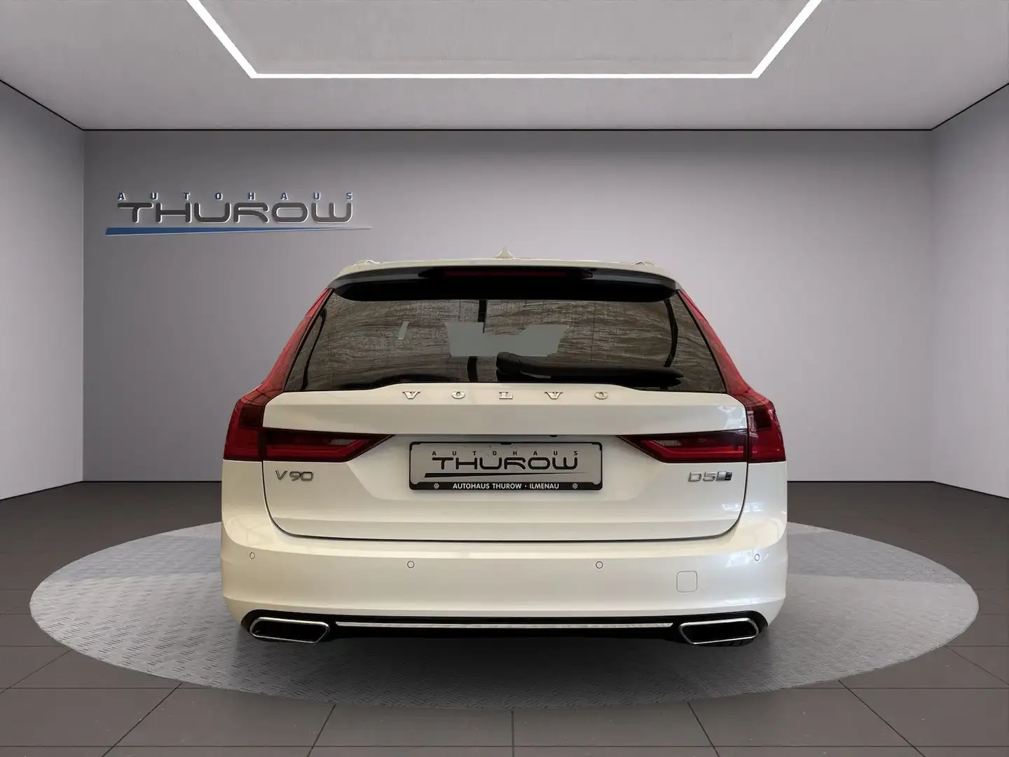 Volvo V90 D5 Inscription AWD Leder LED Automatik Dach Weiß - 2