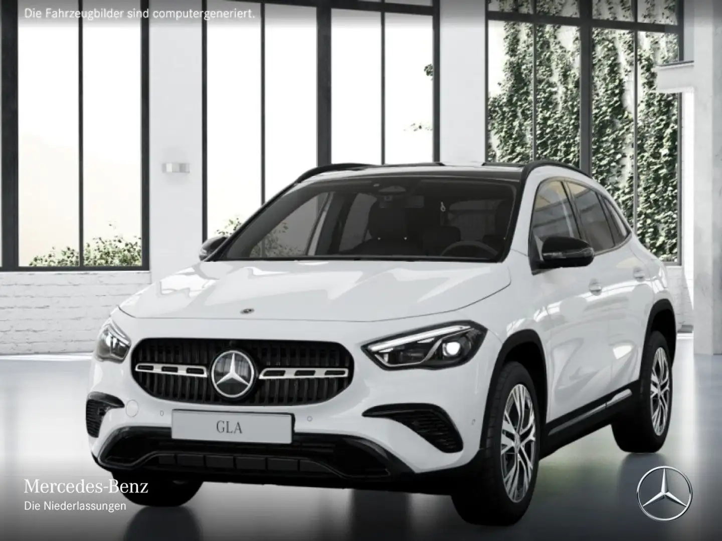 Mercedes-Benz GLA 180 PROGRESSIVE+NIGHT+PANO+360°+MULTIBEAM+7G Weiß - 2