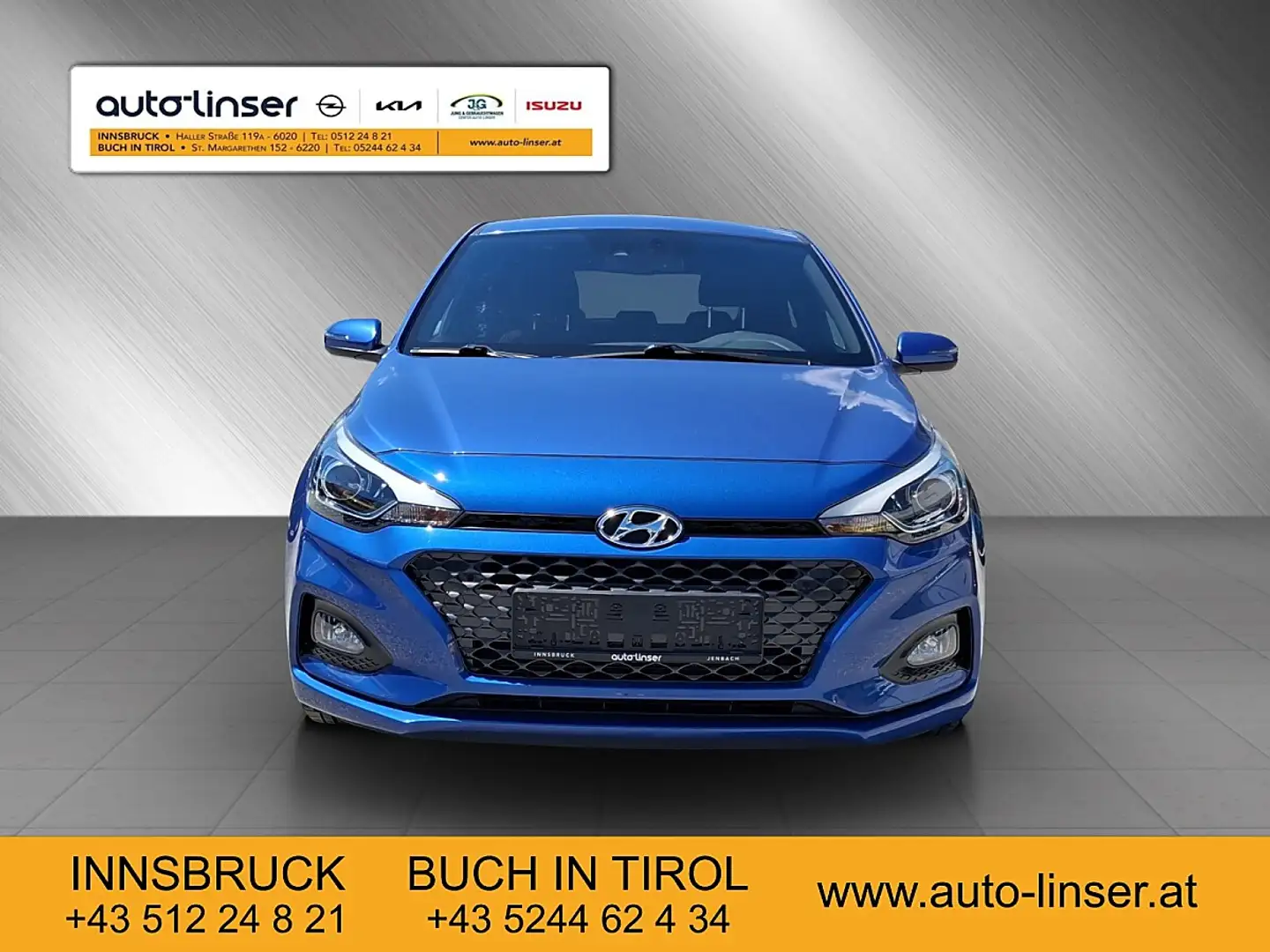 Hyundai i20 1,0 T-GDI Level 4 DCT Blau - 2