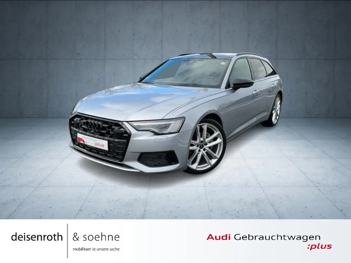 Audi A6 Avant advanced 45 TFSI qu S line/StHz/AHK/Matrix/2 Silber - 1