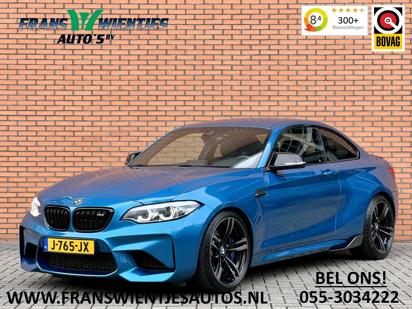 BMW M2 2-serie Coupé DCT | 370 PK! | Harman/Kardon | DAB Blauw - 1