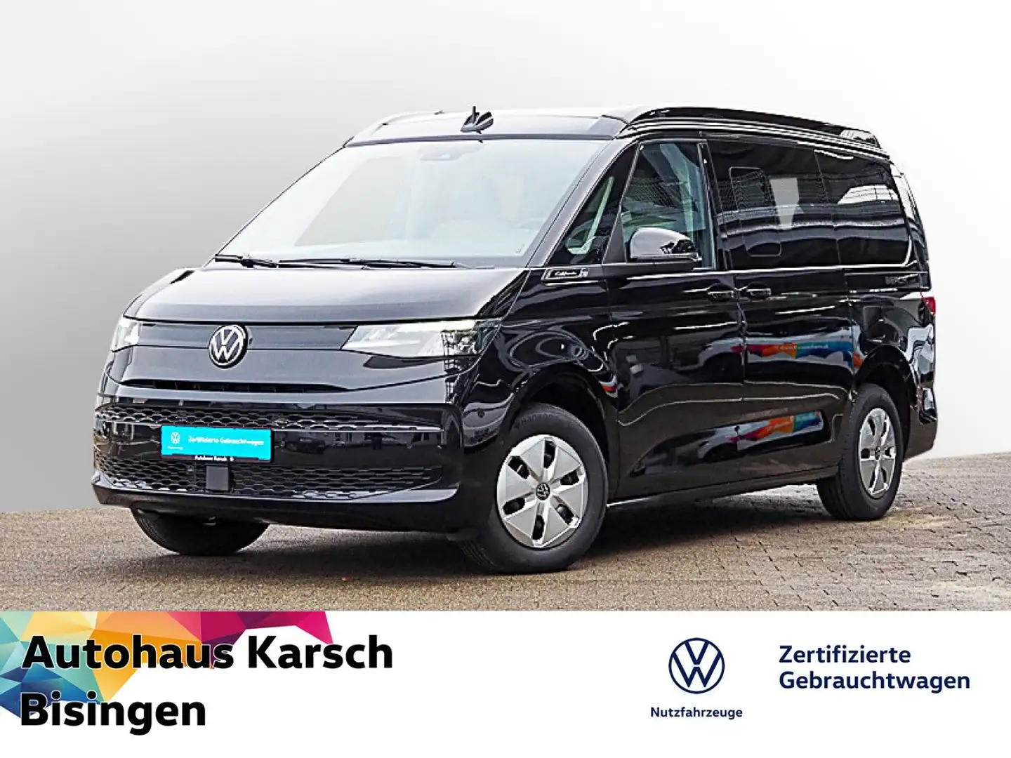 Volkswagen T7 California Beach 2.0 TDI DSG 6-Sitzer, AHK, ACC Noir - 1