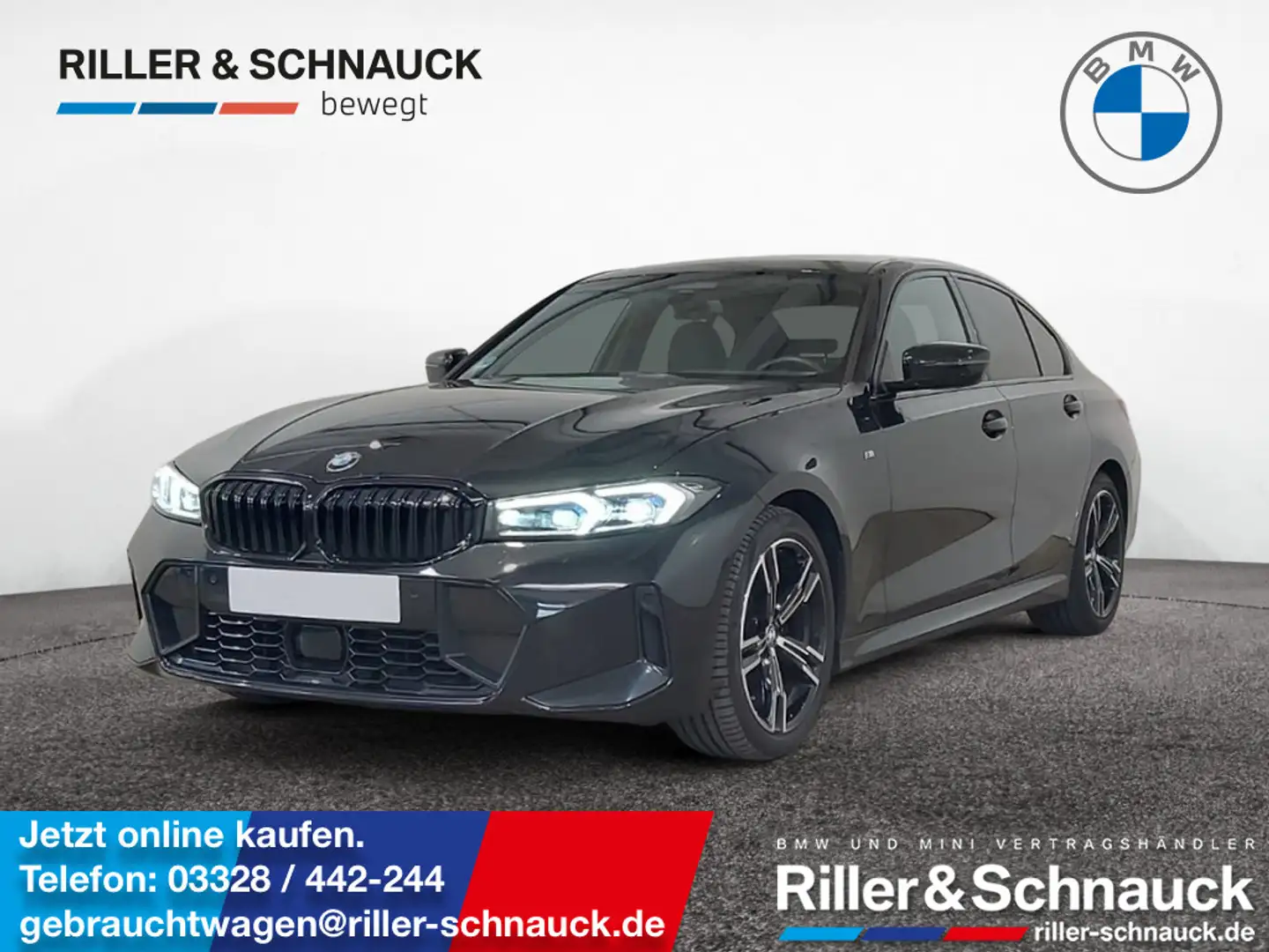 BMW 320 d xDrive M Sport HUD+ACC+KAM+LED+NAVI Schwarz - 1