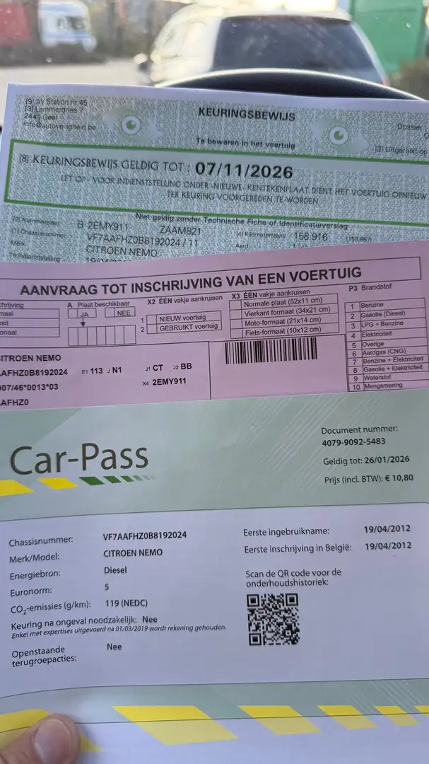 Citroen Nemo 1.3d_gekeurd voor verkoop/prete a immatriculer Blanc - 2