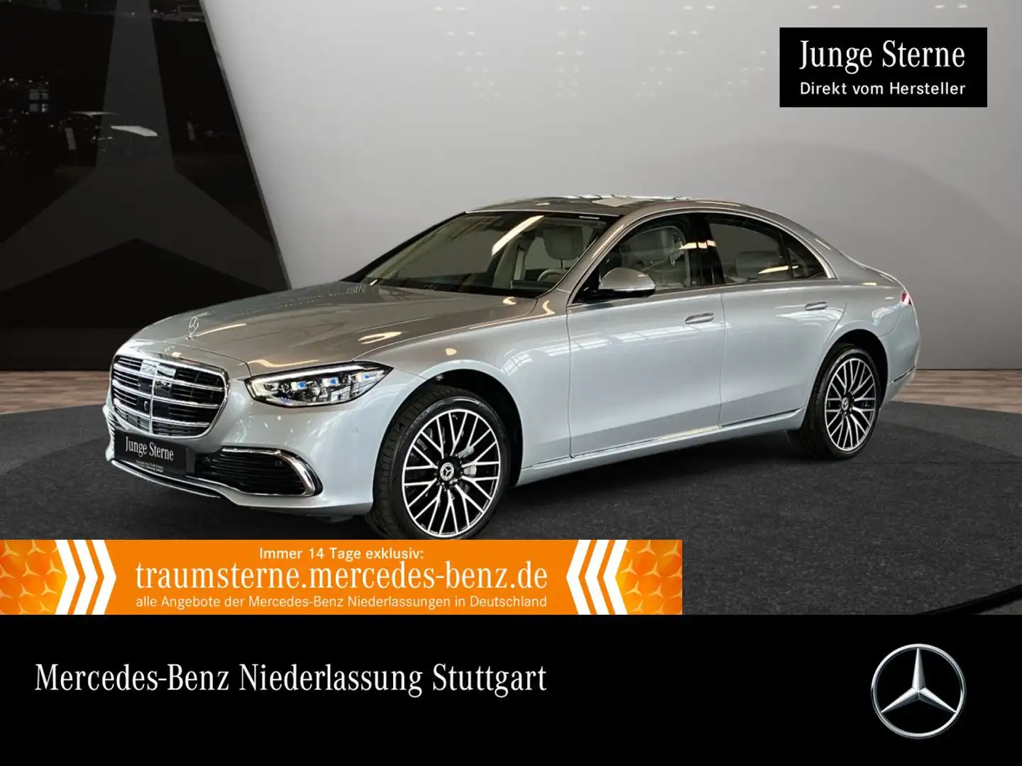 Mercedes-Benz S 600 S 580 4M 360+DIGITAL-L+BURMESTER3D+FAHRASS+20"+HUD Argintiu - 1
