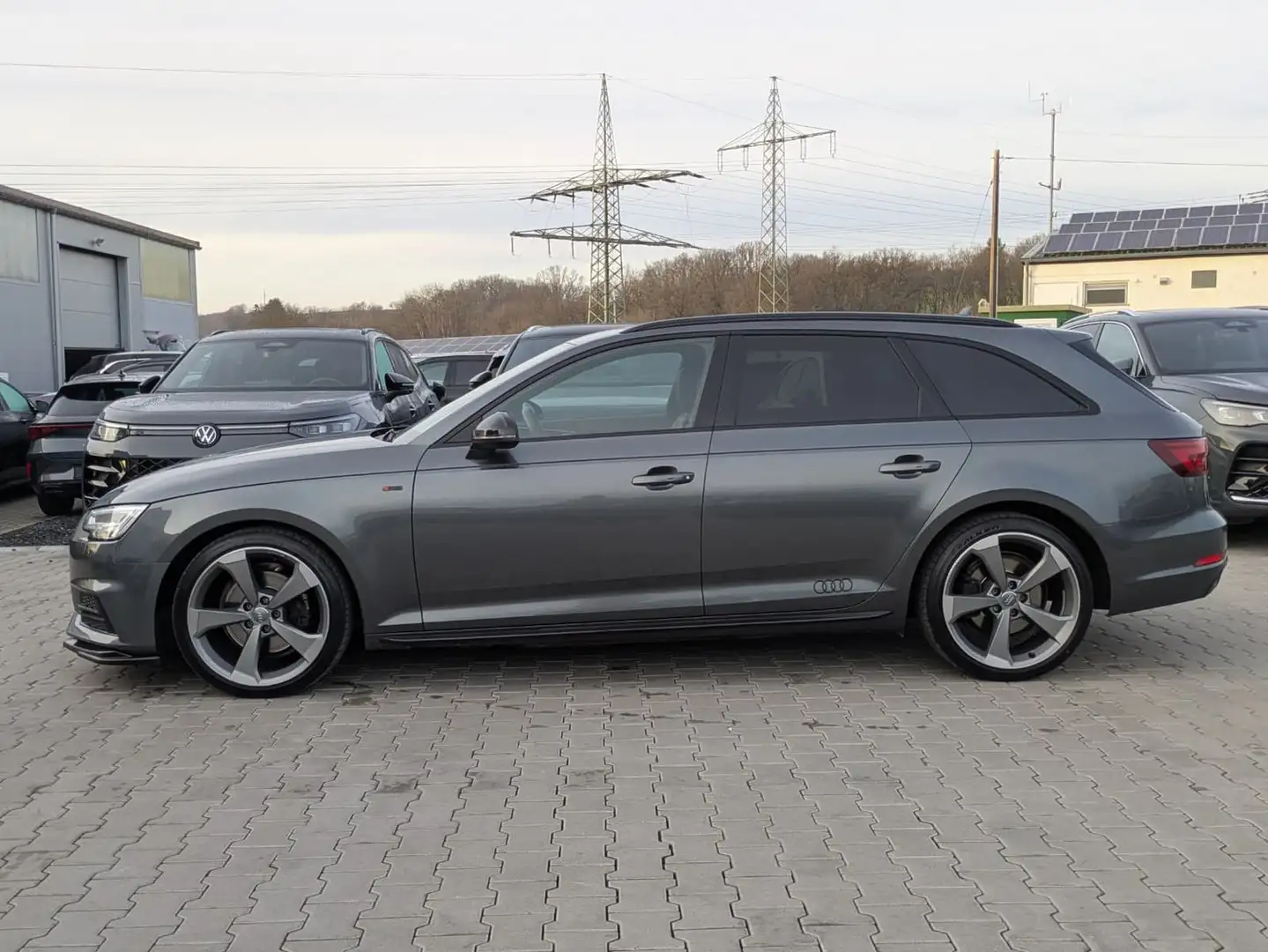 Audi A4 2.0 TDI 3x S-Line BLACK LEDER*LED*NAVI*APP Gris - 2