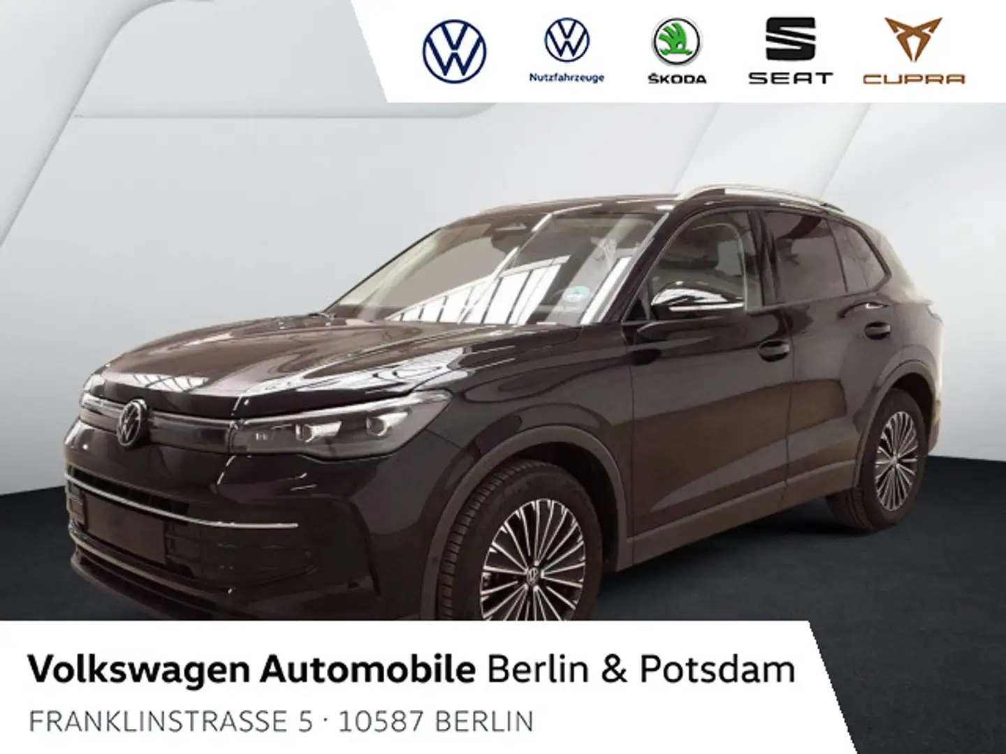 Volkswagen Tiguan 1.5 eTSI Life Navi AHK Kamera LED Sitzhzg Schwarz - 1