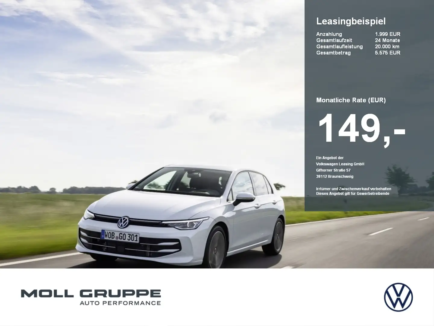 Volkswagen Golf Life 1,5 l TSI Gris - 1