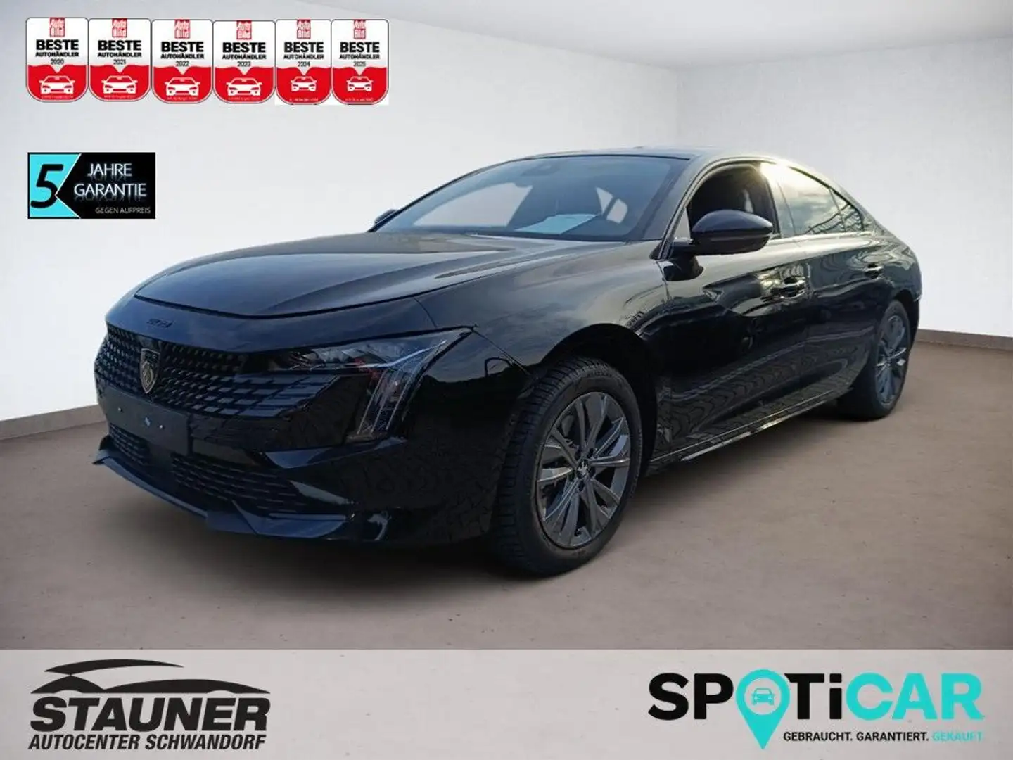 Peugeot 508 GT 130PS EAT8 SHZ*ACC*AHK*KAMERA*NAVI*PDC* Schwarz - 1