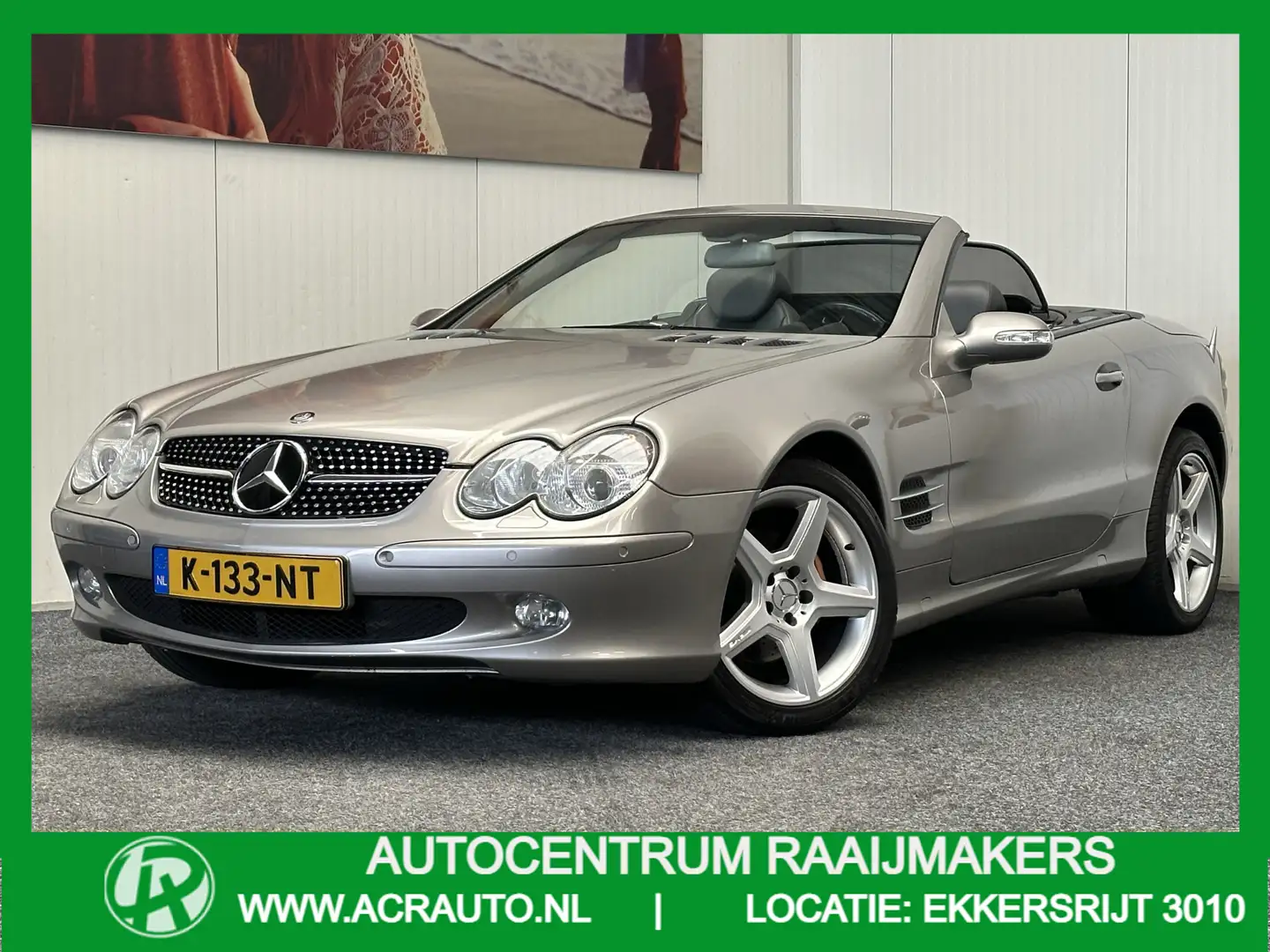 Mercedes-Benz SL 350 YOUNGTIMER ! LEDER STOELVERWARMING CRUISE CONTROL Grijs - 1