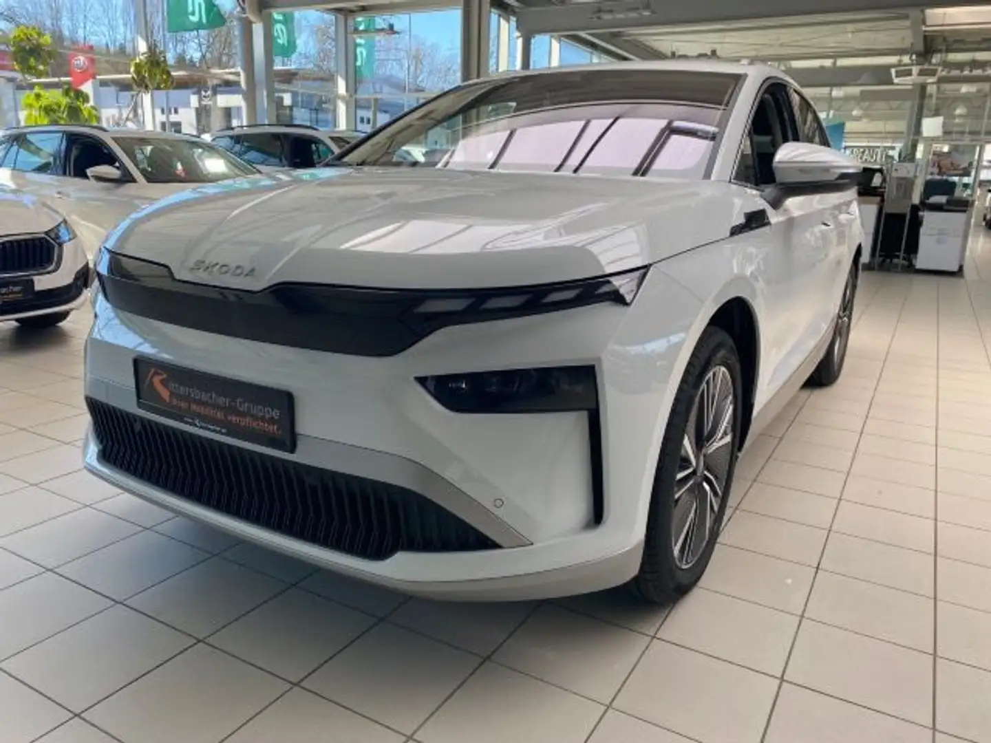 Skoda Enyaq 60 Batterie Facelift 150 kW Sofort Verfügb Weiß - 2