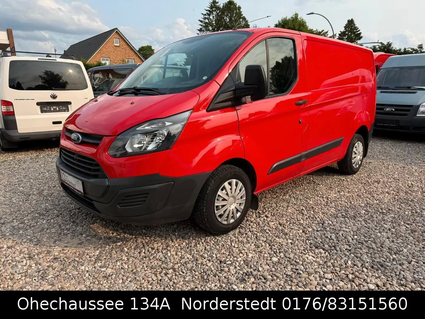 Ford Transit Custom 270S VAN AMBIENTE 2.2TDCI 100HK Rojo - 1
