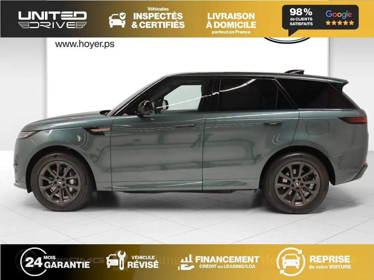 Land Rover Range Rover Sport Range Rover 3.0 P460e - BVA  2022 Dynamic SE Green - 2