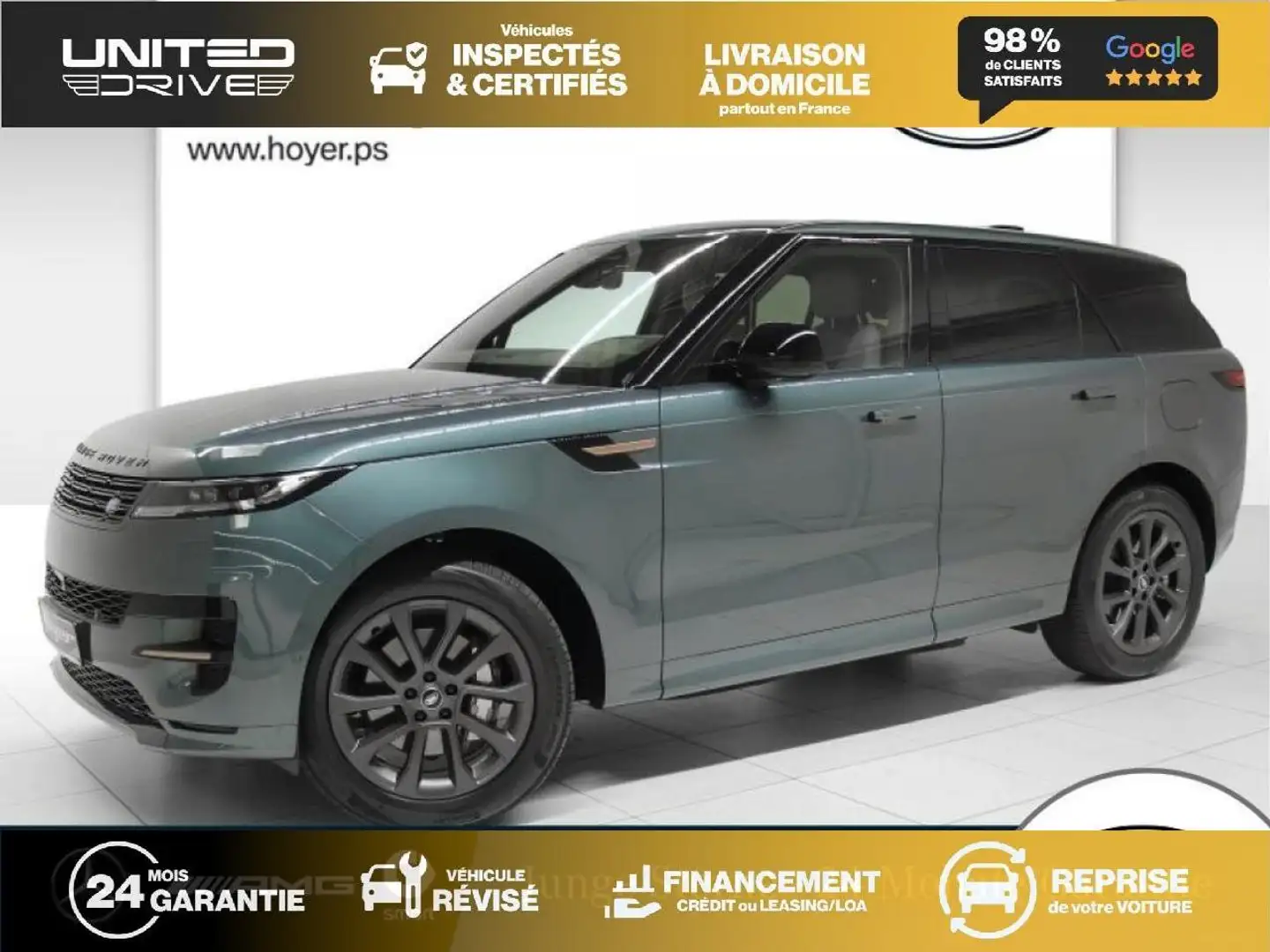 Land Rover Range Rover Sport Range Rover 3.0 P460e - BVA  2022 Dynamic SE Green - 1