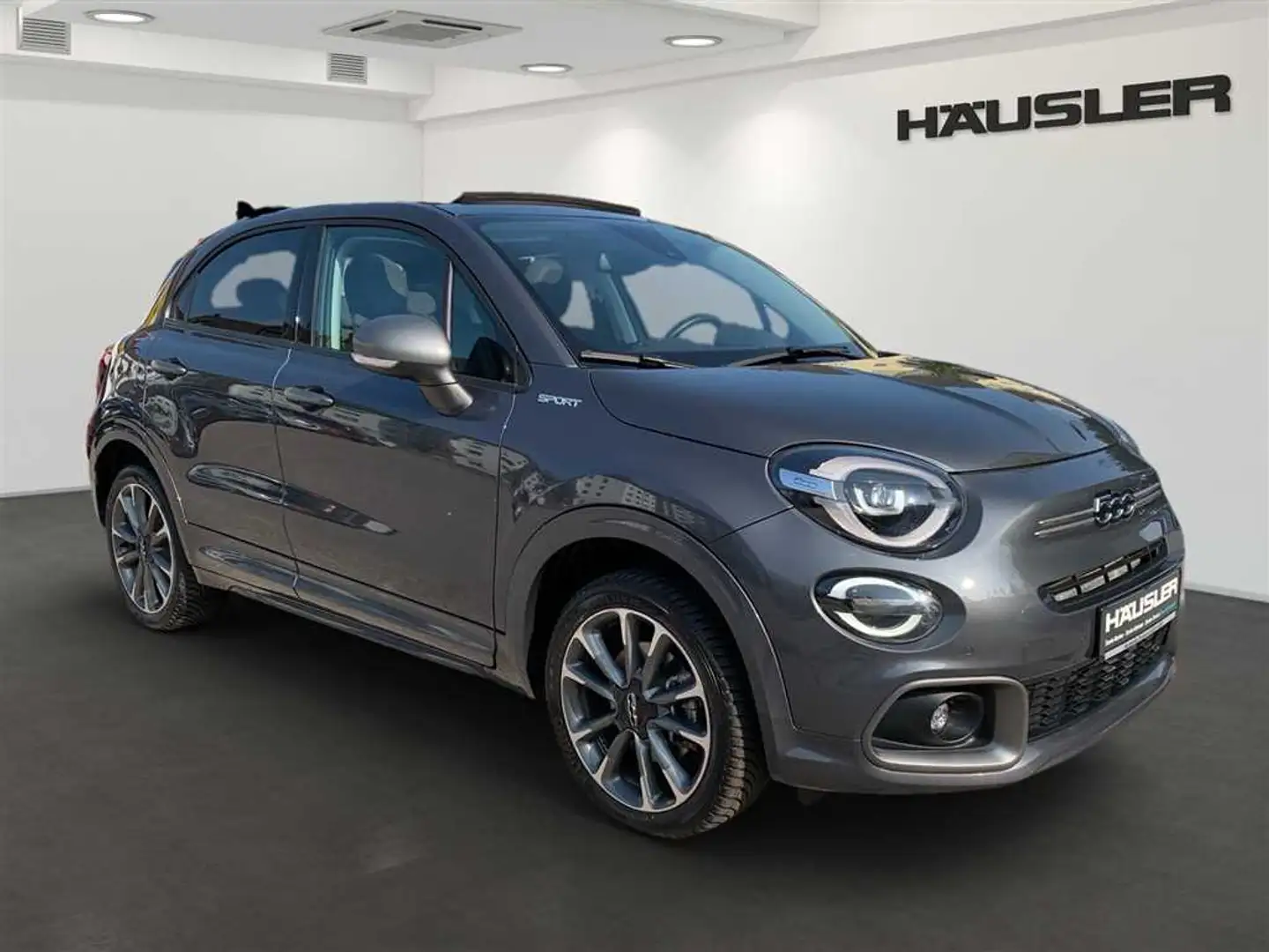 Fiat 500X 1.5 T AT Dolcevita Faltdach Sport LED Navi PDC Kam Gris - 2