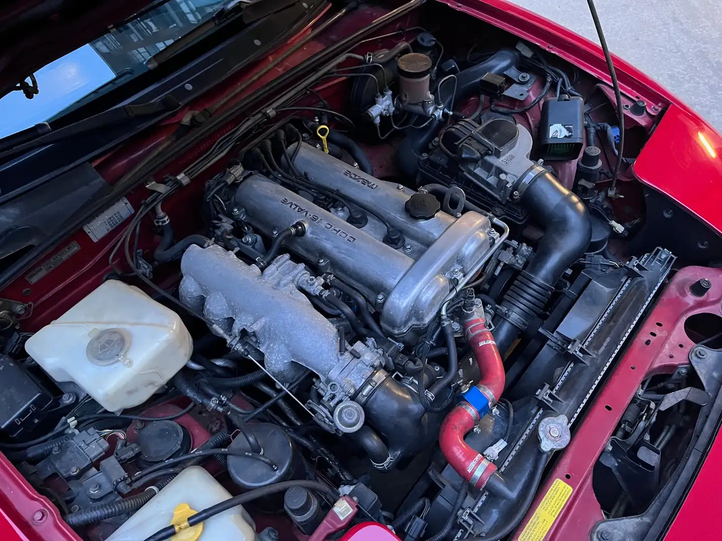 Mazda MX-5 1.6i iscritta Asi clima vetri elettrici Rosso - 2