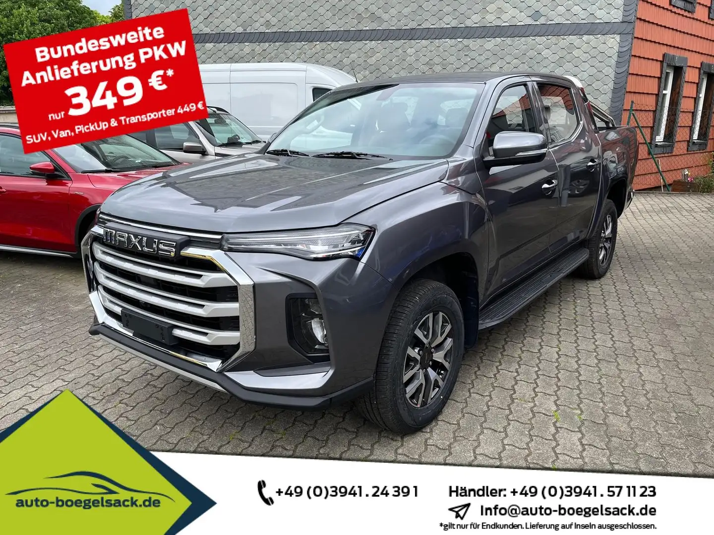 Maxus T90 EV ELITE 89KHW AKKU+ELEKTRO-PICKUP+LAGERND+ Серый - 1