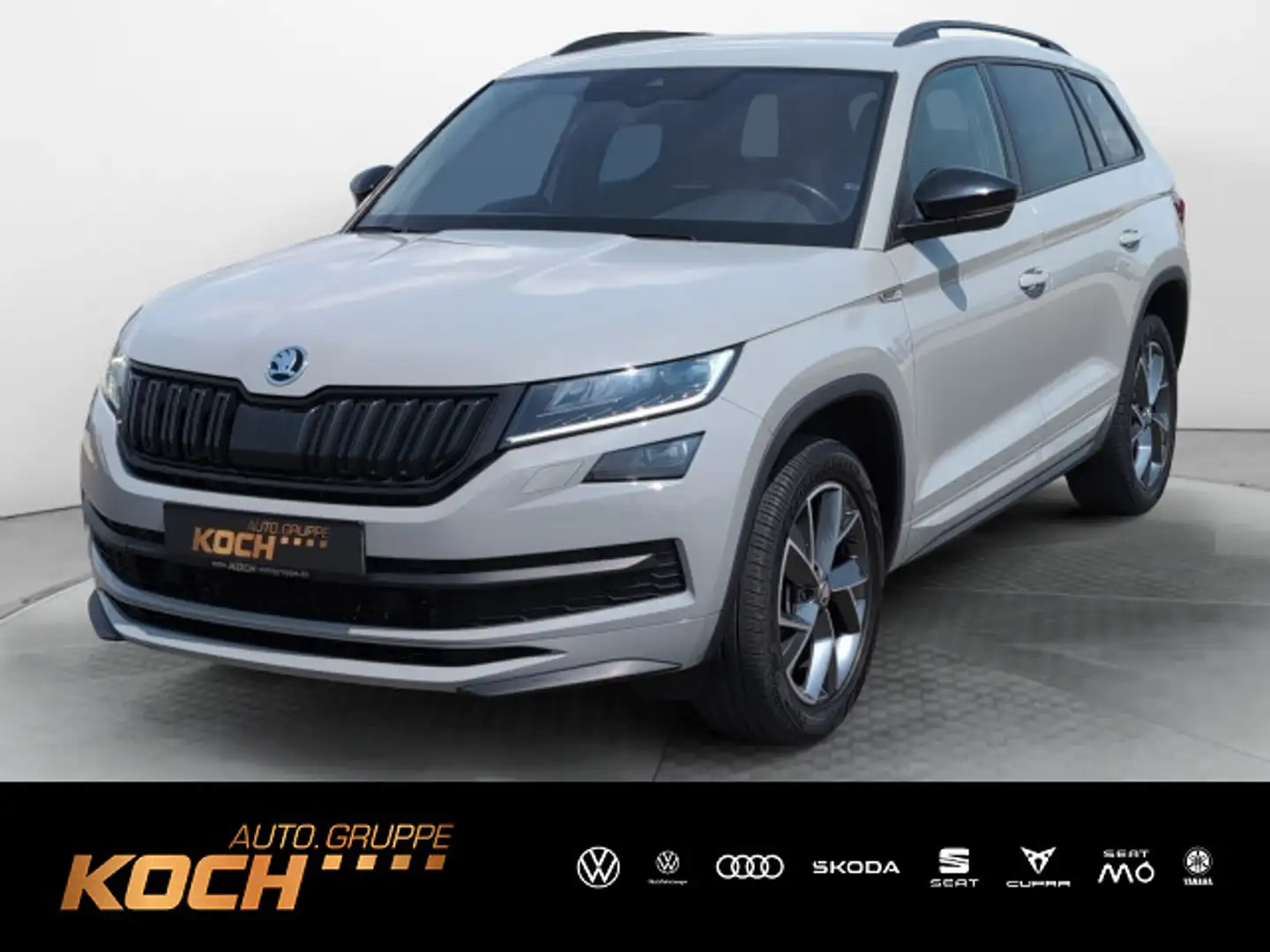 Skoda Kodiaq 2.0TDI Sportline 4x4 NAVI AHK KAMERA LED Grau - 1