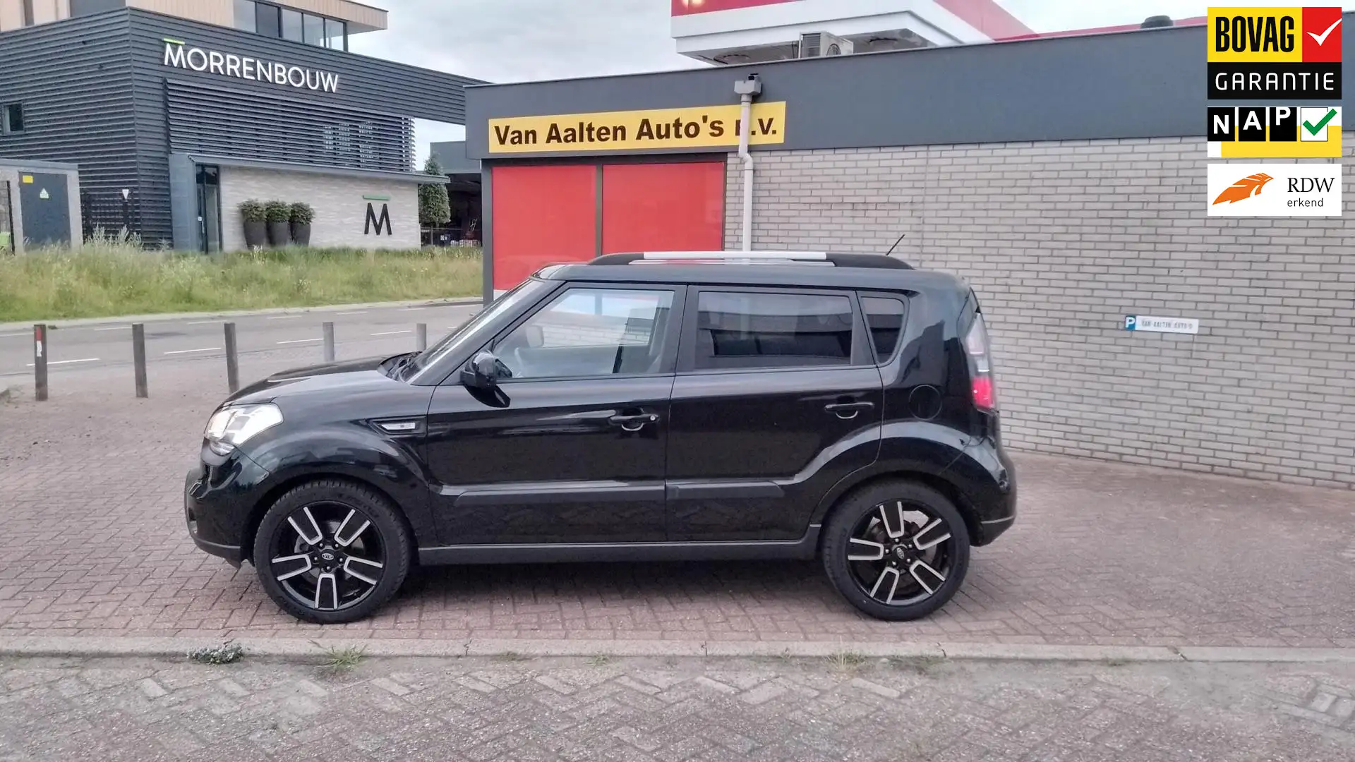 Kia Soul 1.6 Bass PRIJS IS INCL NIEUWE APK, AFLEVERINGSBEUR Zwart - 1
