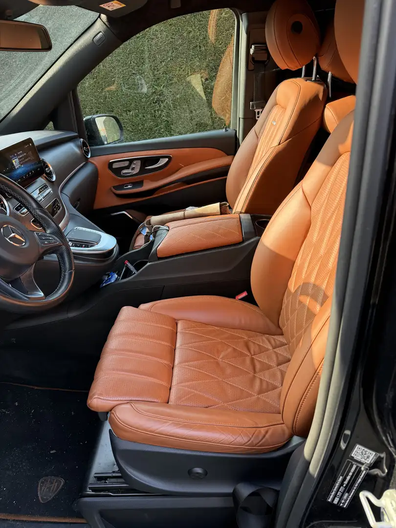 Mercedes-Benz V 300 d lang 4Matic voll ppf mhtuning maybach Zwart - 1