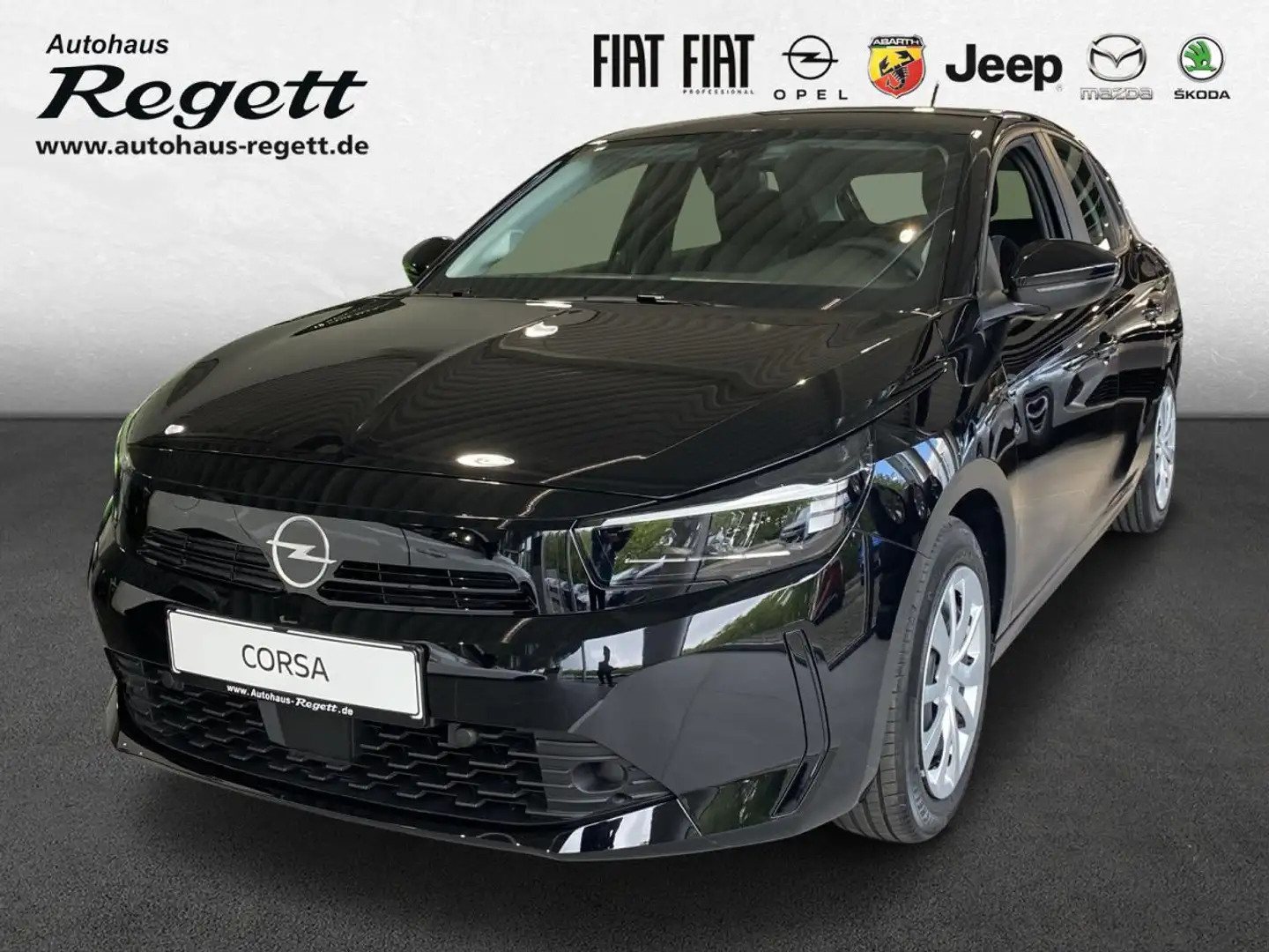 Opel Corsa F Schwarz - 1