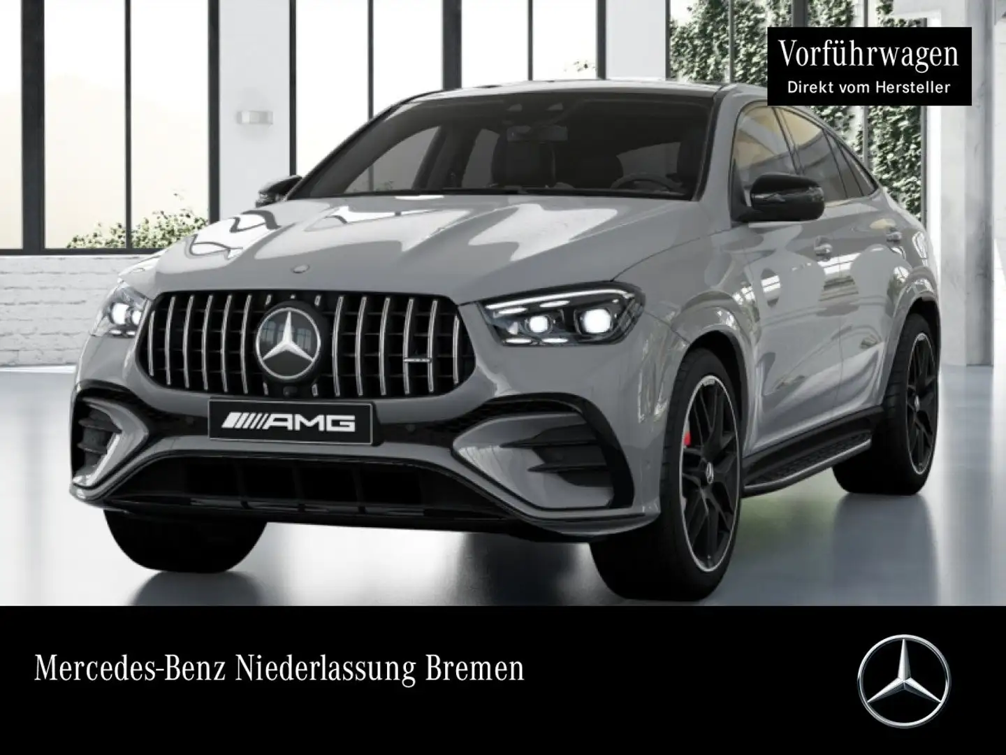 Mercedes-Benz GLE 53 AMG GLE 53 HYBRID Coupé 4M NIGHT+PANO+360+AHK+CARBON Grau - 1