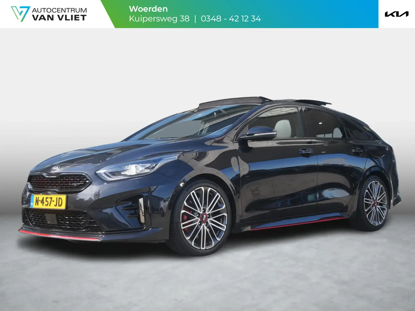 Kia ProCeed / pro_cee'd 1.6 T-GDI GT | 204 PK | Automaat | Schuif/kantel D Zwart - 1