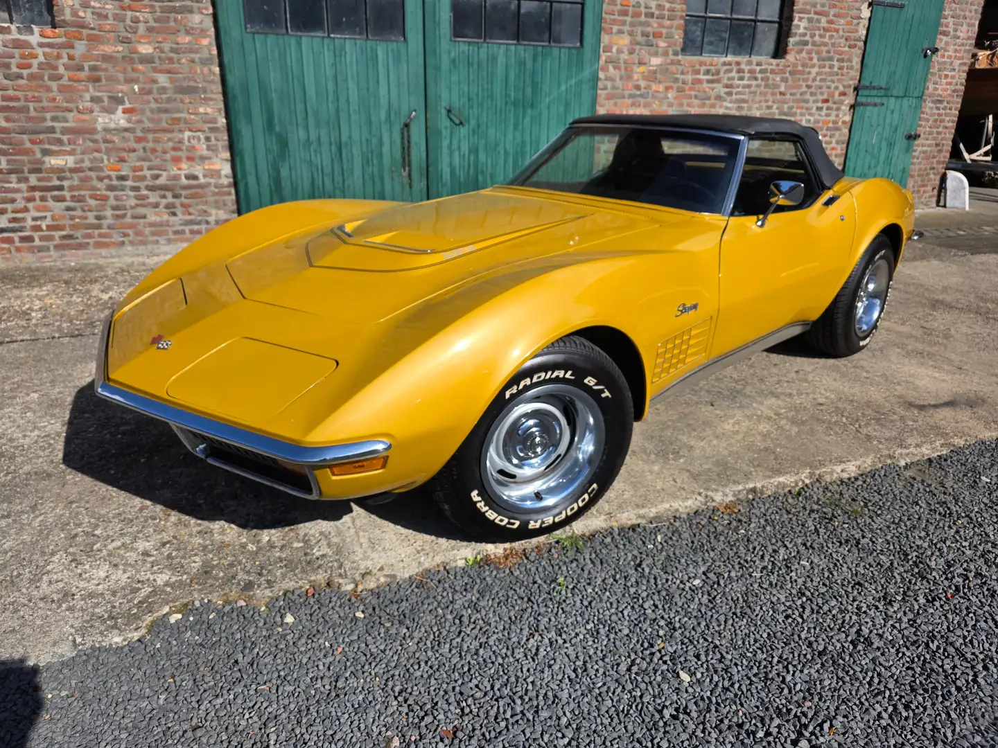 Corvette C3 Stingray Cabriolet 350 Schalter C3 Chrommodell Gelb - 2