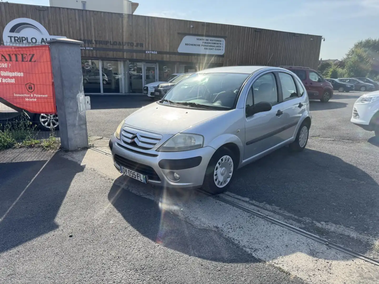 Citroen C3 1.4 HDi - 70 Pack Leader + clim Gris - 1