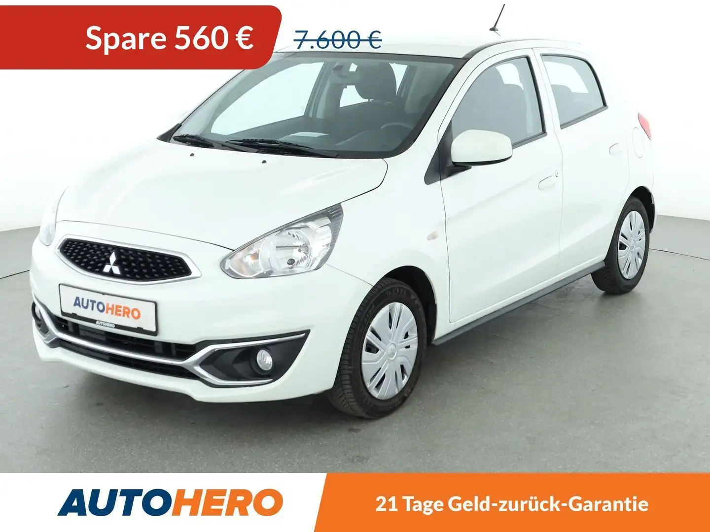 Mitsubishi Space Star 1.0 Edition 100*KLIMA*1.HAND*GARANTIE* Weiß - 1