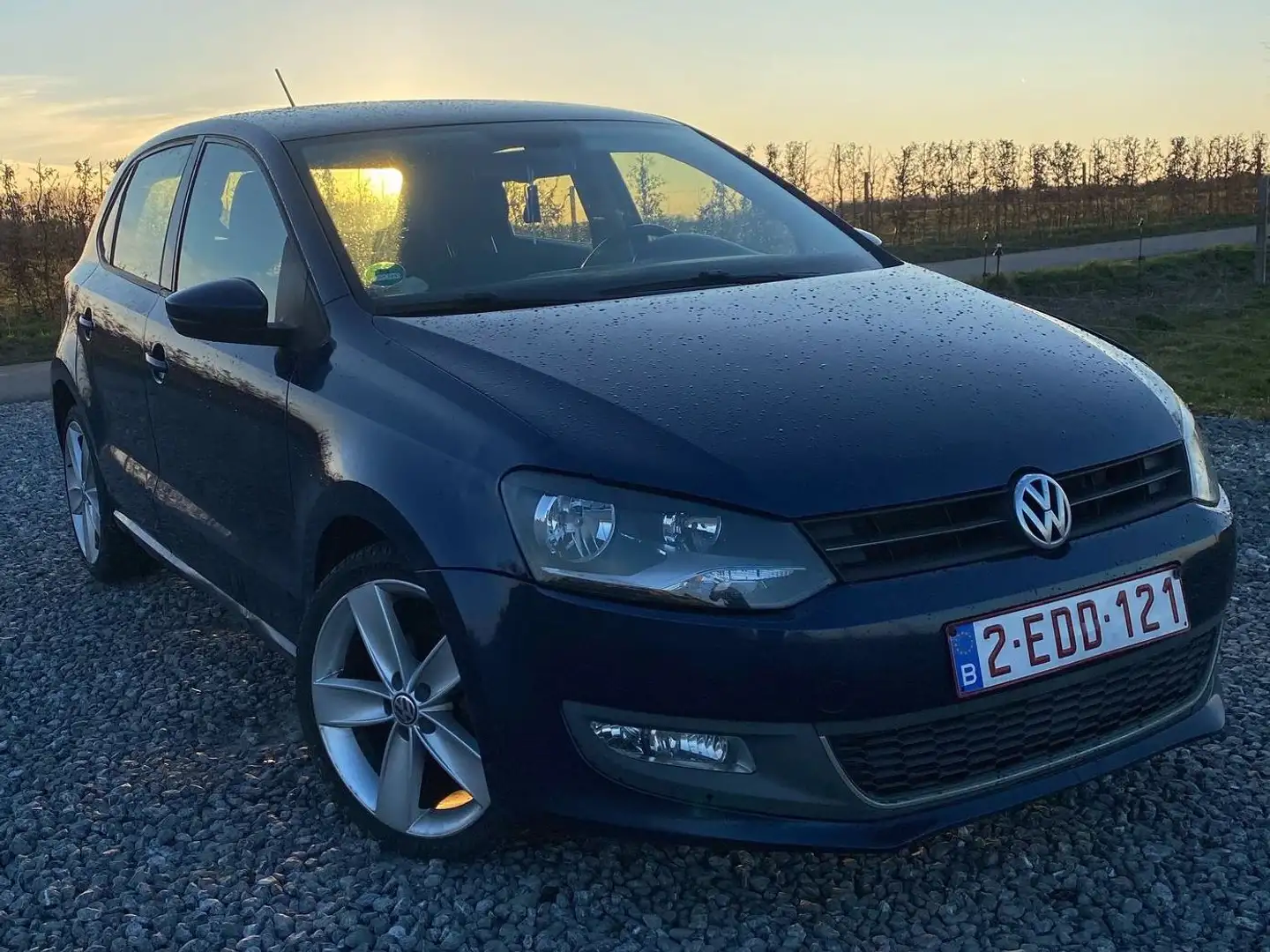 Volkswagen Polo Polo 1.6 CR TDi Highline DPF Blauw - 1