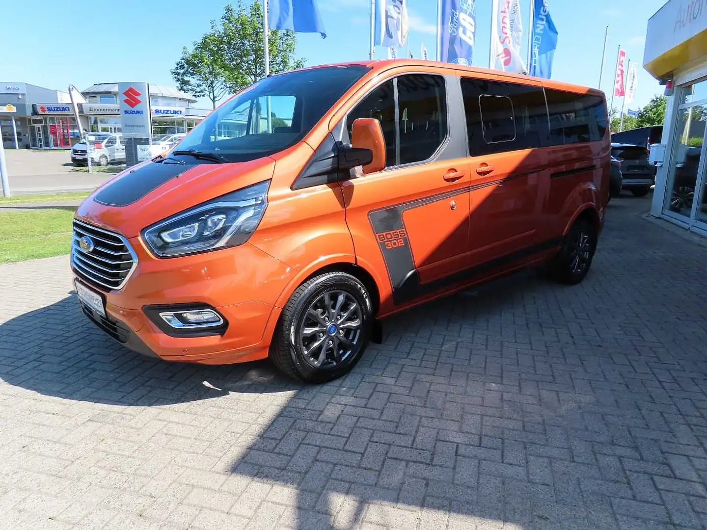 Ford Tourneo Custom L2 Aut. XENON+ACC+RFK+SHZ+TWA+8Si Orange - 2