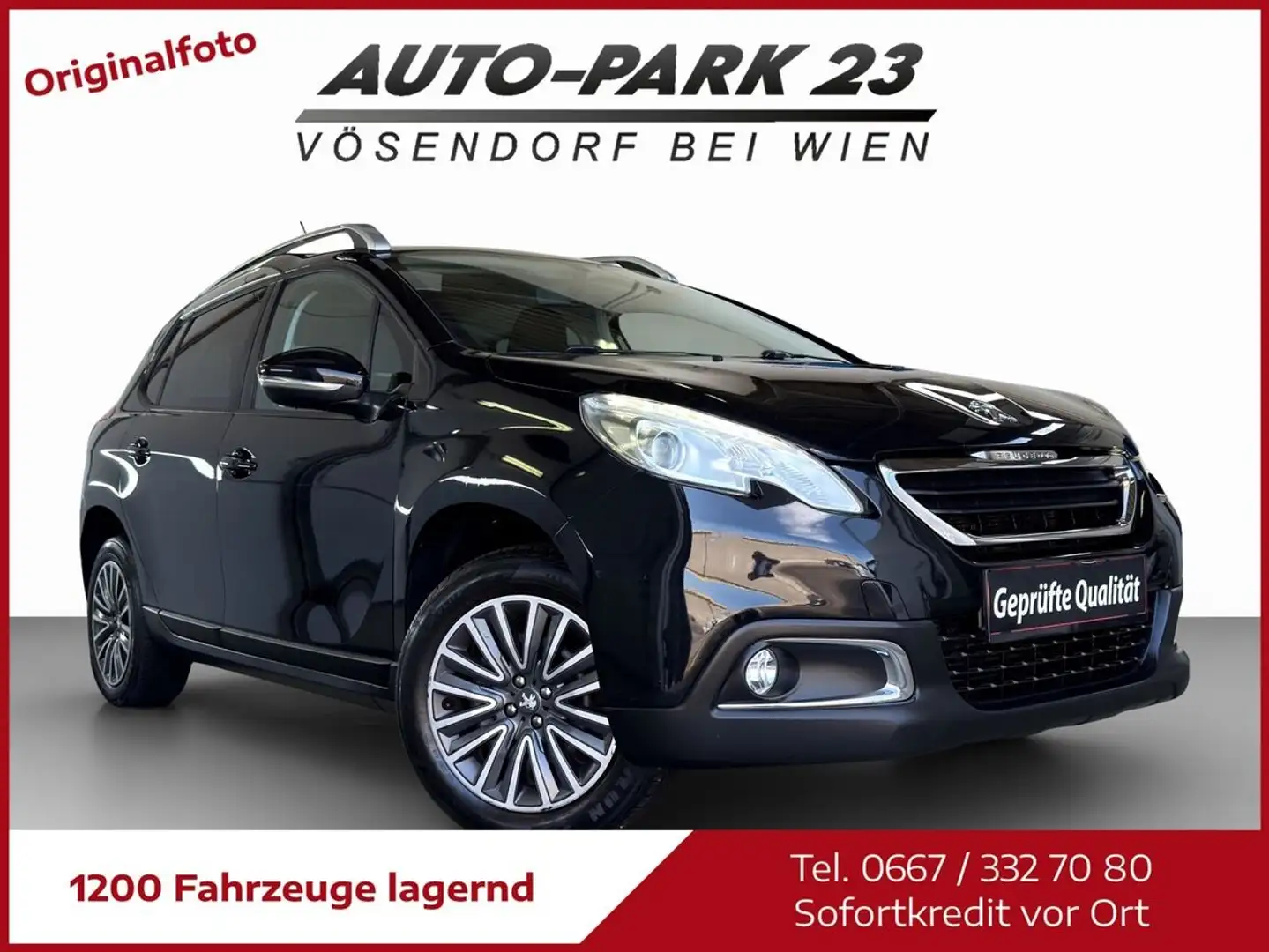 Peugeot 2008 1.2 16V***NAVI*SOFORT-KREDIT**MOD2016 Schwarz - 1