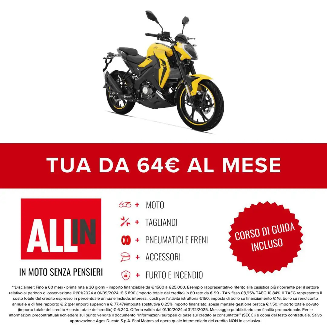 Keeway RKF 125 . Жовтий - 2