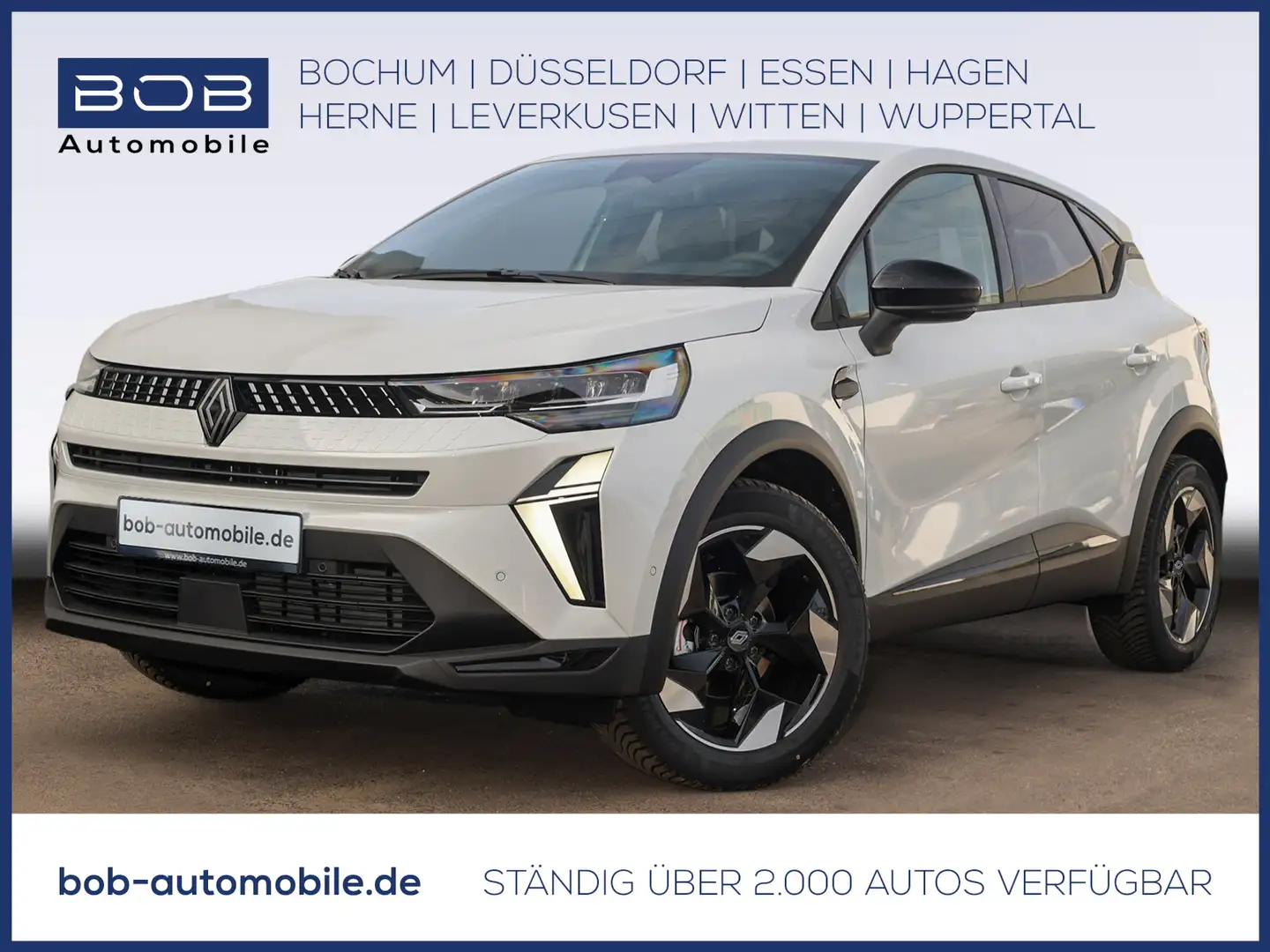 Renault Captur Techno Mild Hybrid 140 NAVI PDC SHZ Weiß - 1