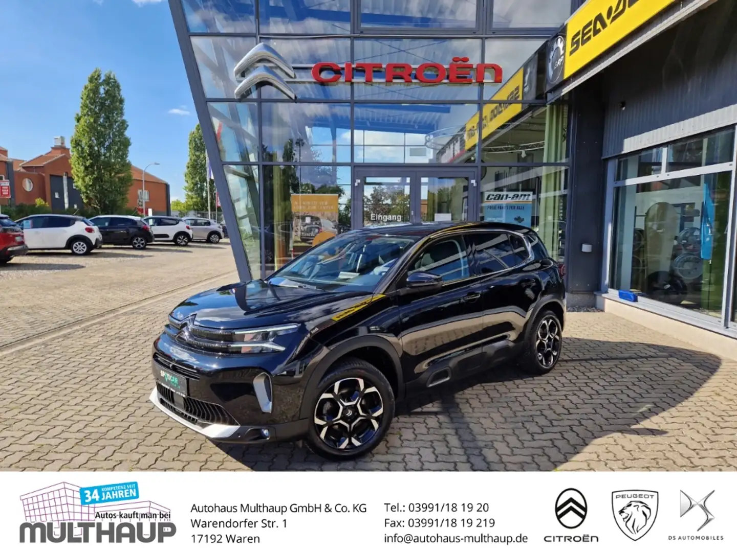 Citroen C5 Aircross MAX PureTech 130 EAT8 LED SHZ PDC Schwarz - 1
