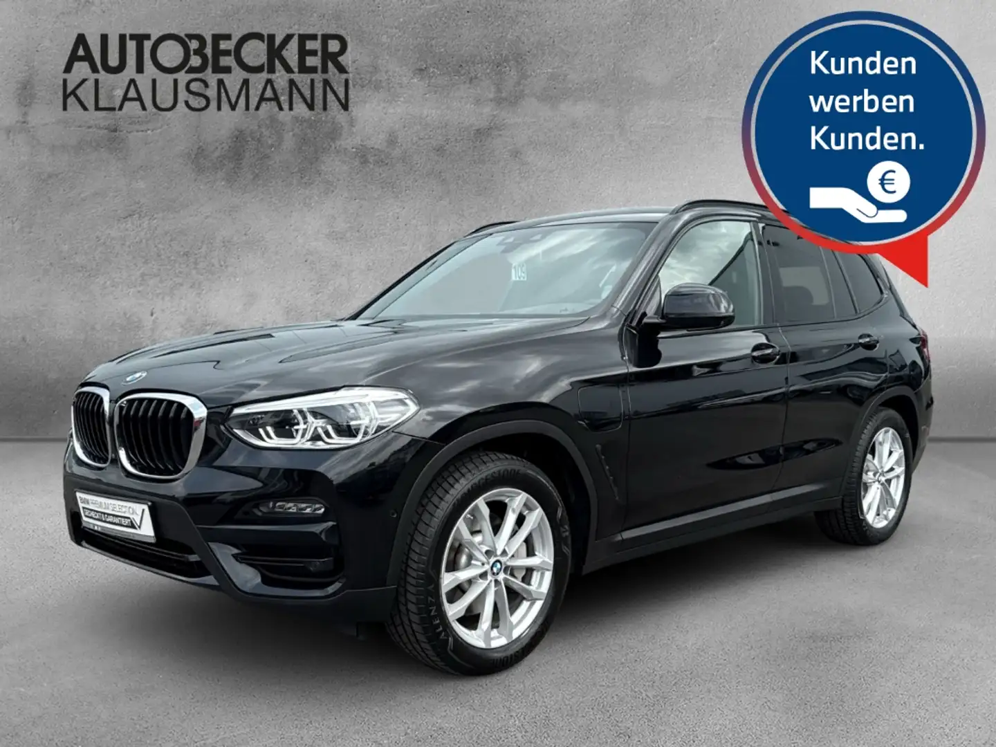 BMW X3 xDRIVE 30e ADVANTAGE AUTOMATIK LCPROF NAVI HuD Zwart - 1