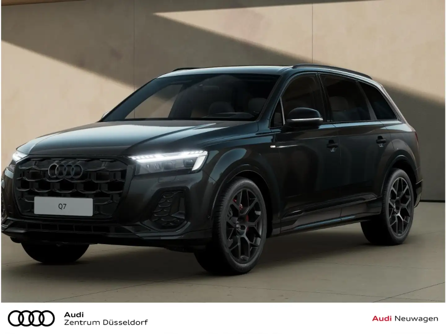 Audi Q7 50 TDI 7 Sitzer Pano AHK S-Line Schwarz - 1