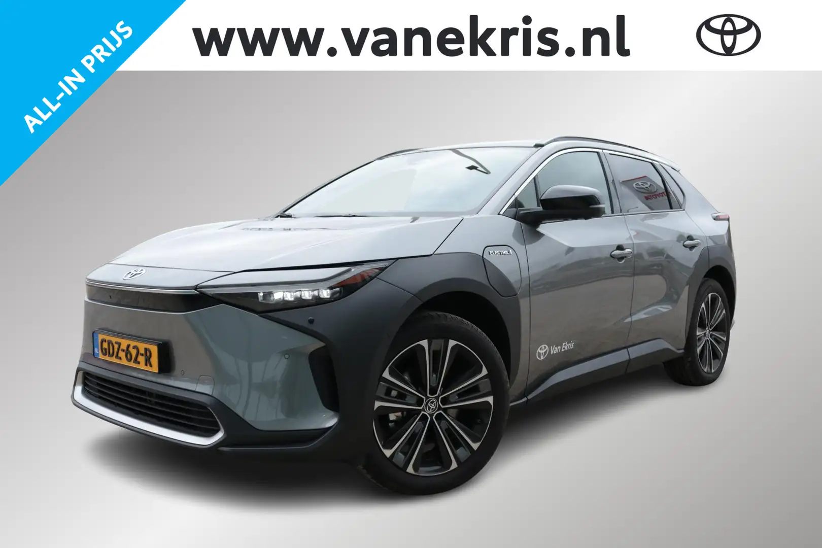 Toyota bZ4X Premium 4WD 71 kWh, Leder, 20" velgen BSM, Apple C Szürke - 1
