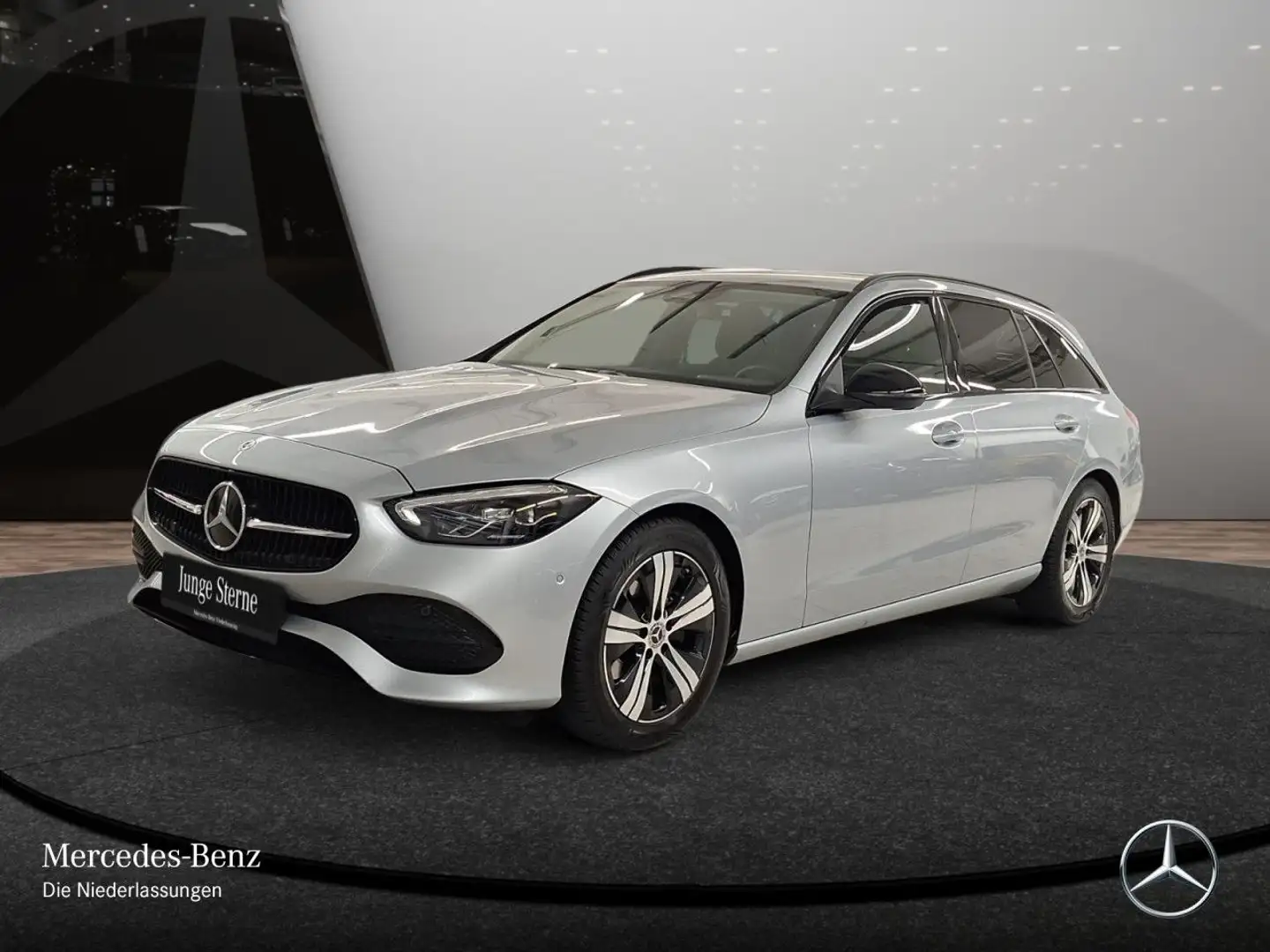 Mercedes-Benz C 180 T AVANTG+NIGHT+LED+KAMERA+KEYLESS+9G Silber - 2