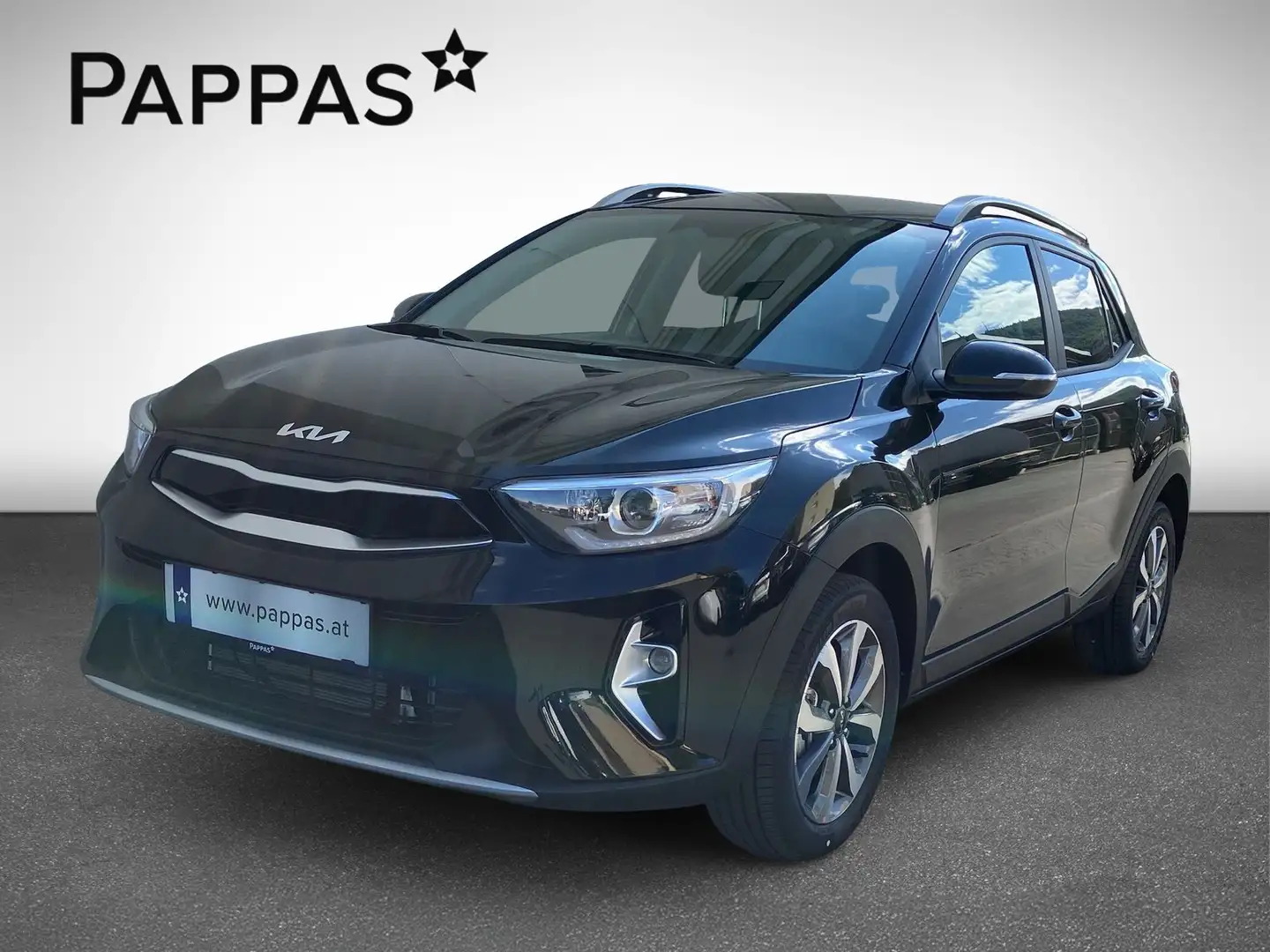 Kia Stonic SILBER 1.0 T-GDI Kimaaut., Navi, 17 Schwarz - 1