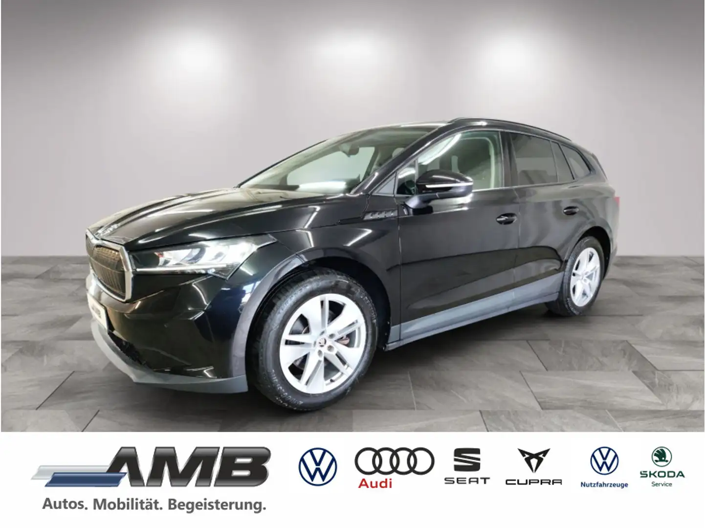 Skoda Enyaq 60 Loft/AHK/LED/ACC/Navi/Sitzhzg/RF-Kamera Schwarz - 1