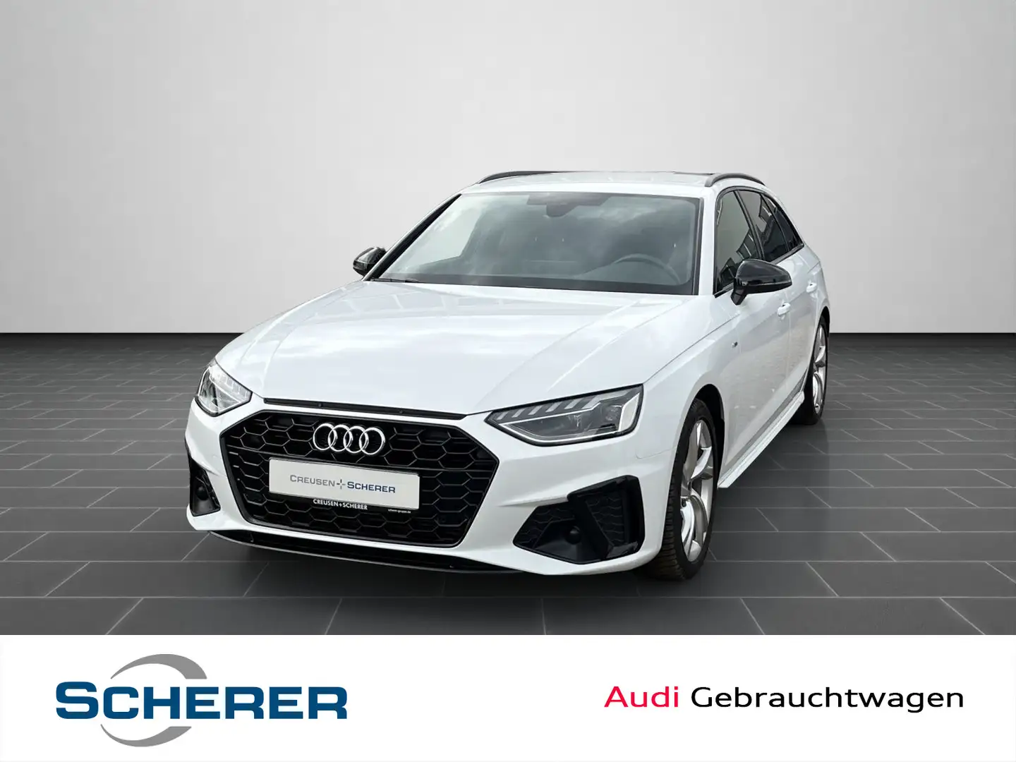 Audi A4 35 TFSI S tronic S line LED RFK KLIMA Blanc - 1