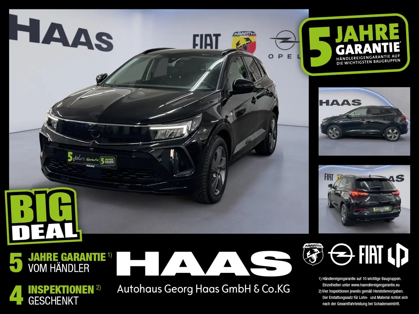 Opel Grandland 1.6 Turbo GS Line **Wallbox Geschenkt** Schwarz - 1